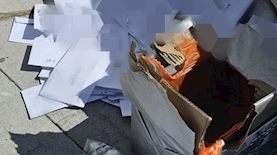 קופת פדיון כפרות שנשדדה, צילום: דוברות המשטרה